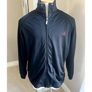 Air Jordan black full zip athletic jacket size XL